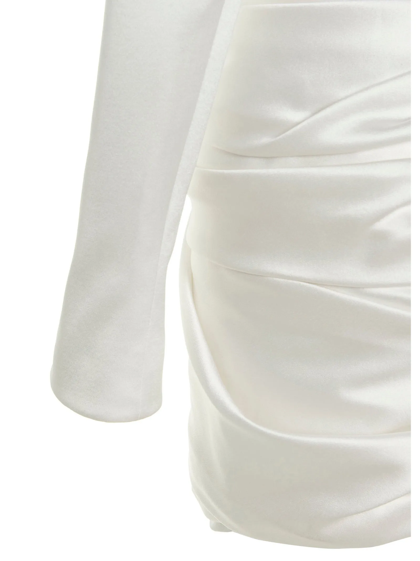 Balmain Plunging V-Neck Wrapped Blazer Mini Dress