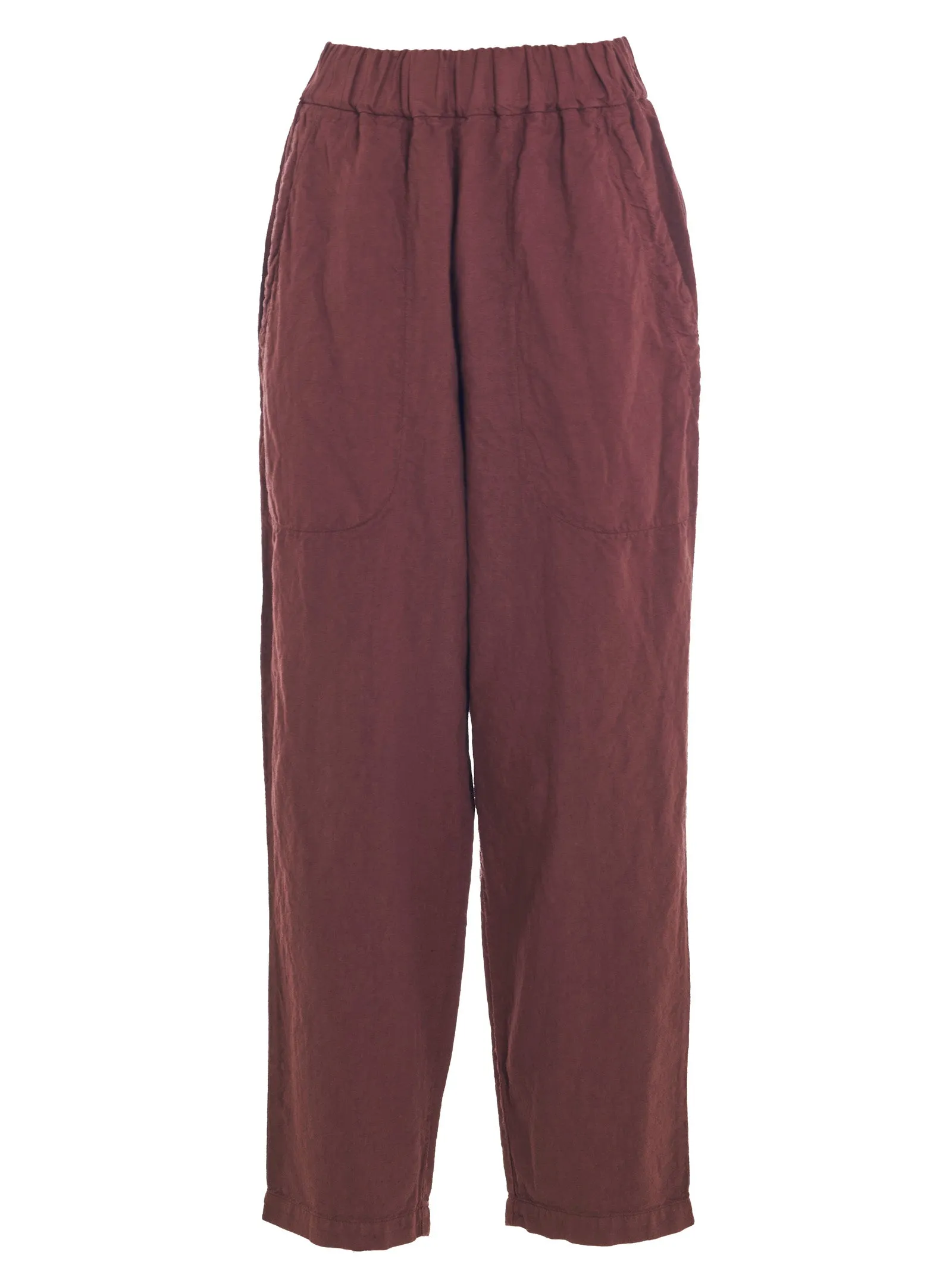 Barena Crinkled Effect Straight-Leg Trousers