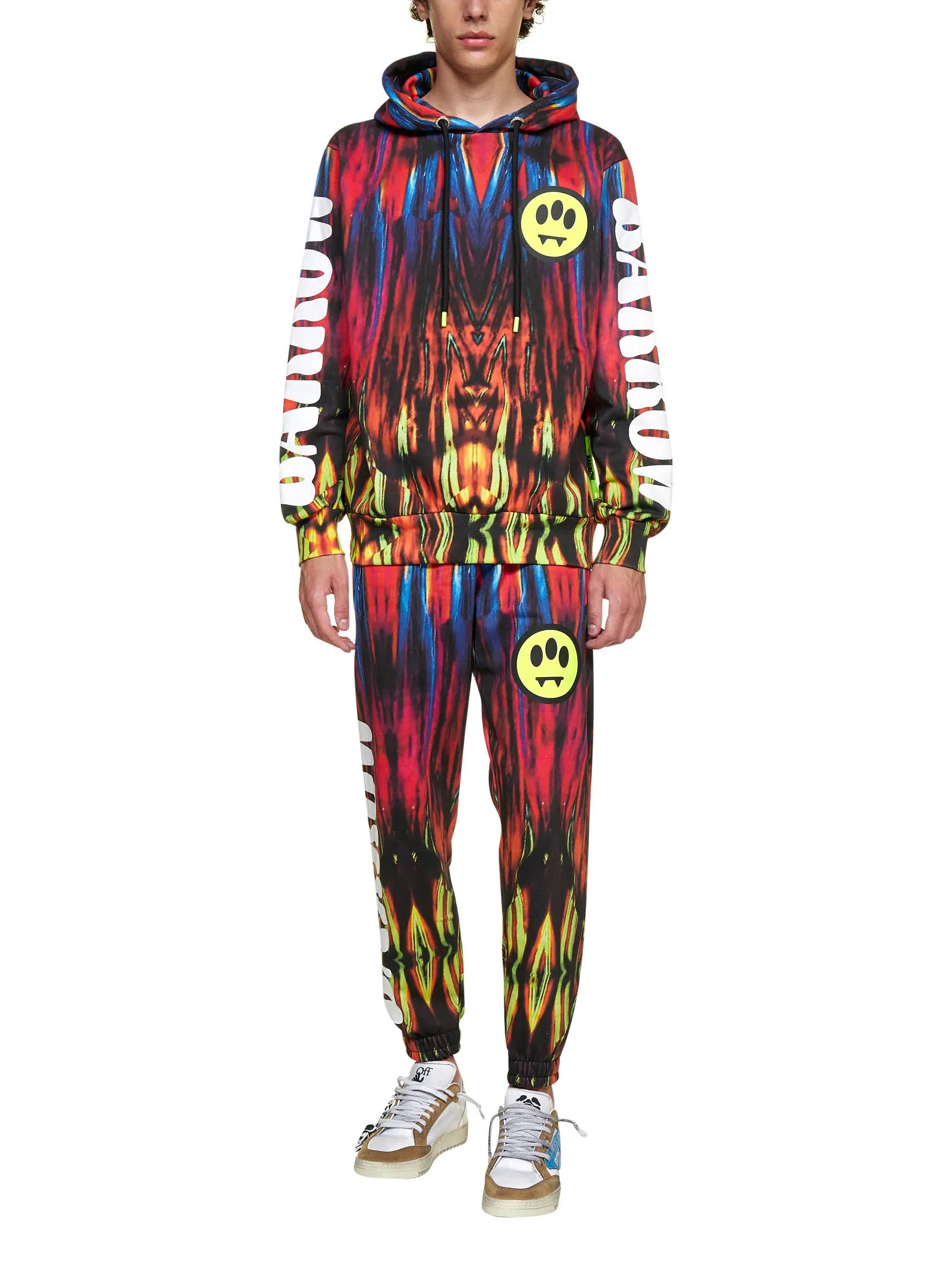 Barrow Abstract-Print Slim Cut Trousers