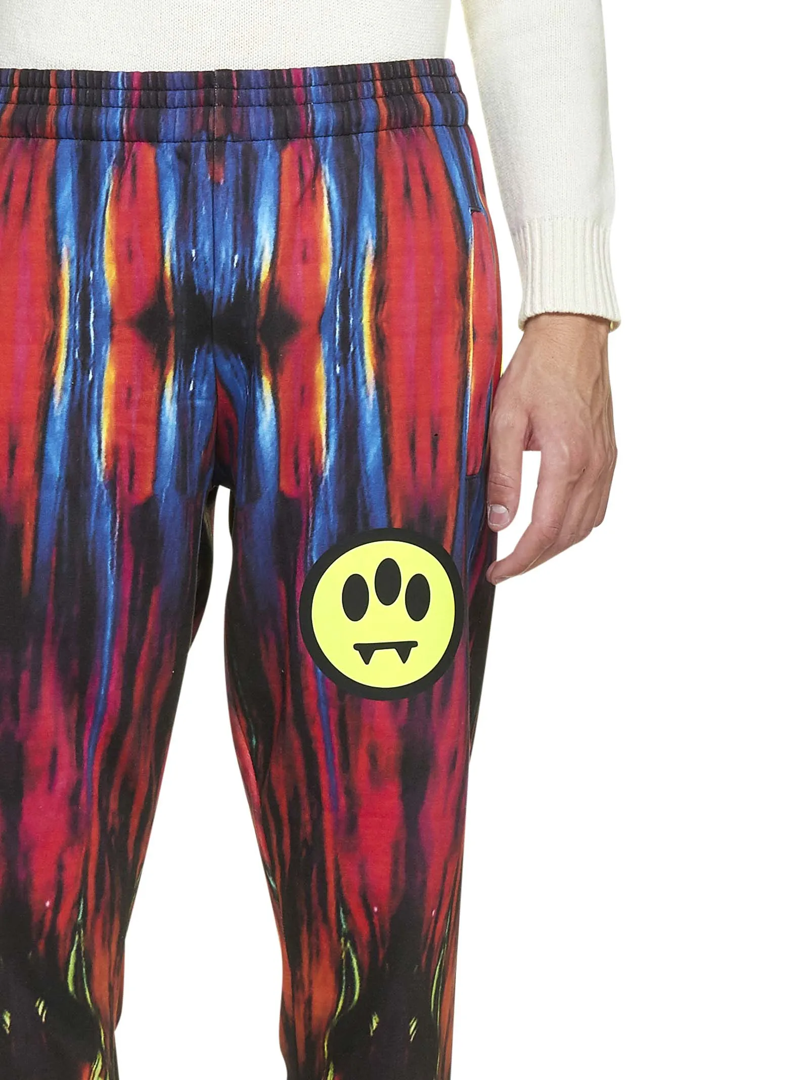 Barrow Abstract-Print Slim Cut Trousers