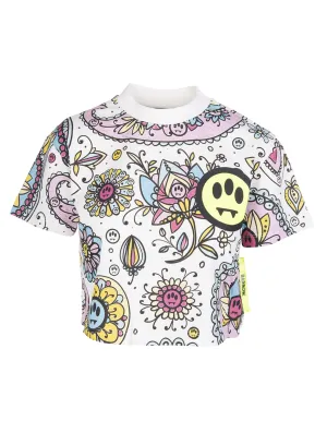 Barrow Printed Cropped T-Shirt