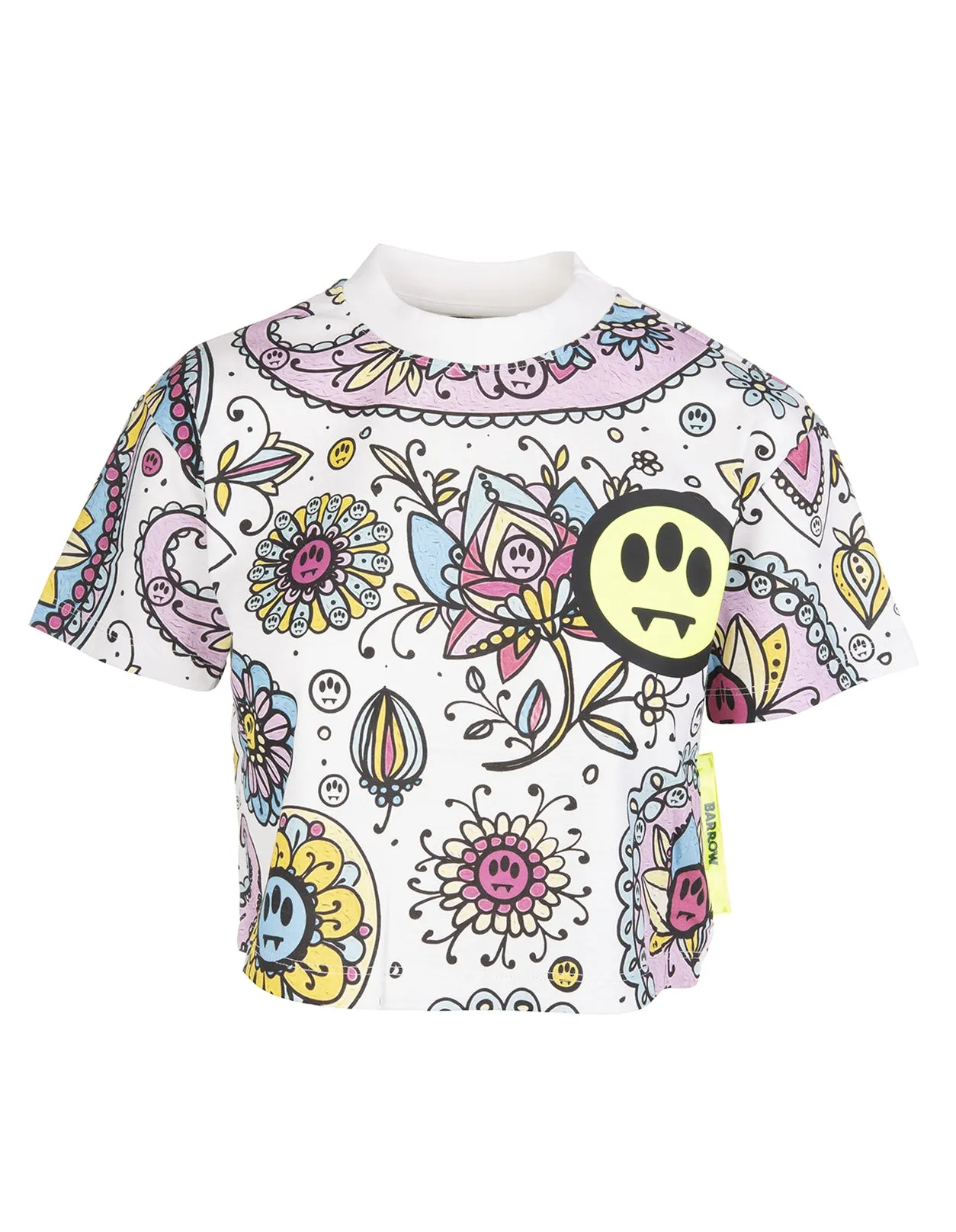Barrow Printed Cropped T-Shirt