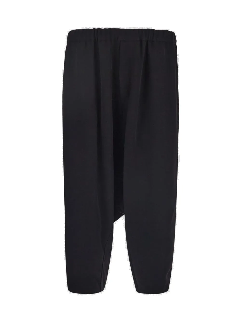 Black Comme des Garons Drop-Crotch Pants