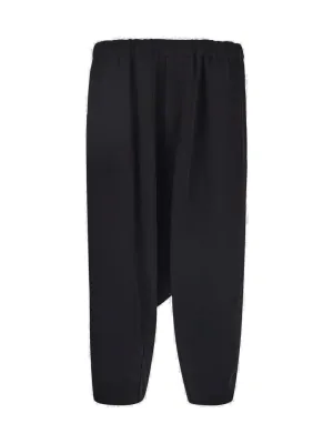 Black Comme des Garons Drop-Crotch Pants