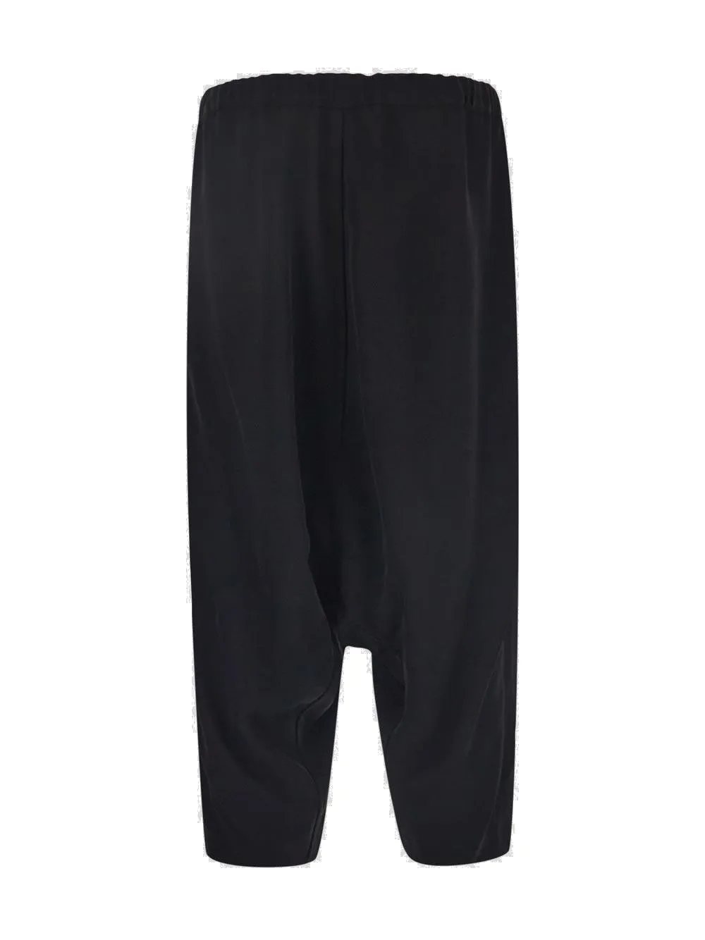 Black Comme des Garons Drop-Crotch Pants