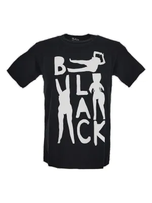 Black Comme des Garons Graphic Printed Crewneck T-Shirt