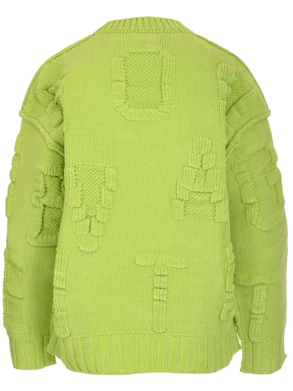 Bottega Veneta Alphabet Motif Ribbed-Knit Jumper