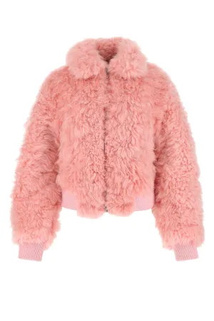 Bottega Veneta Cropped High Neck Jacket