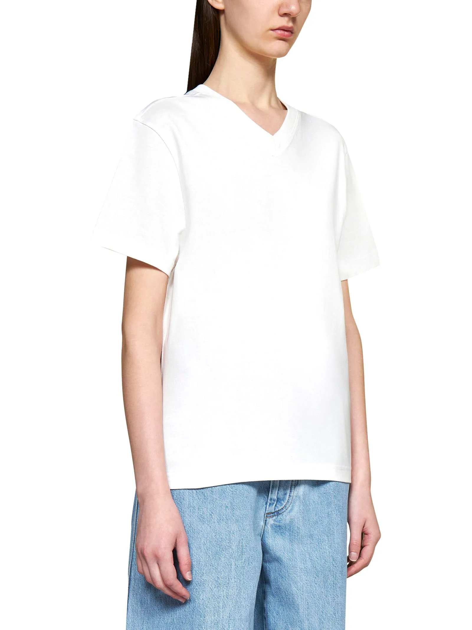 Bottega Veneta Double V-Neck T-Shirt