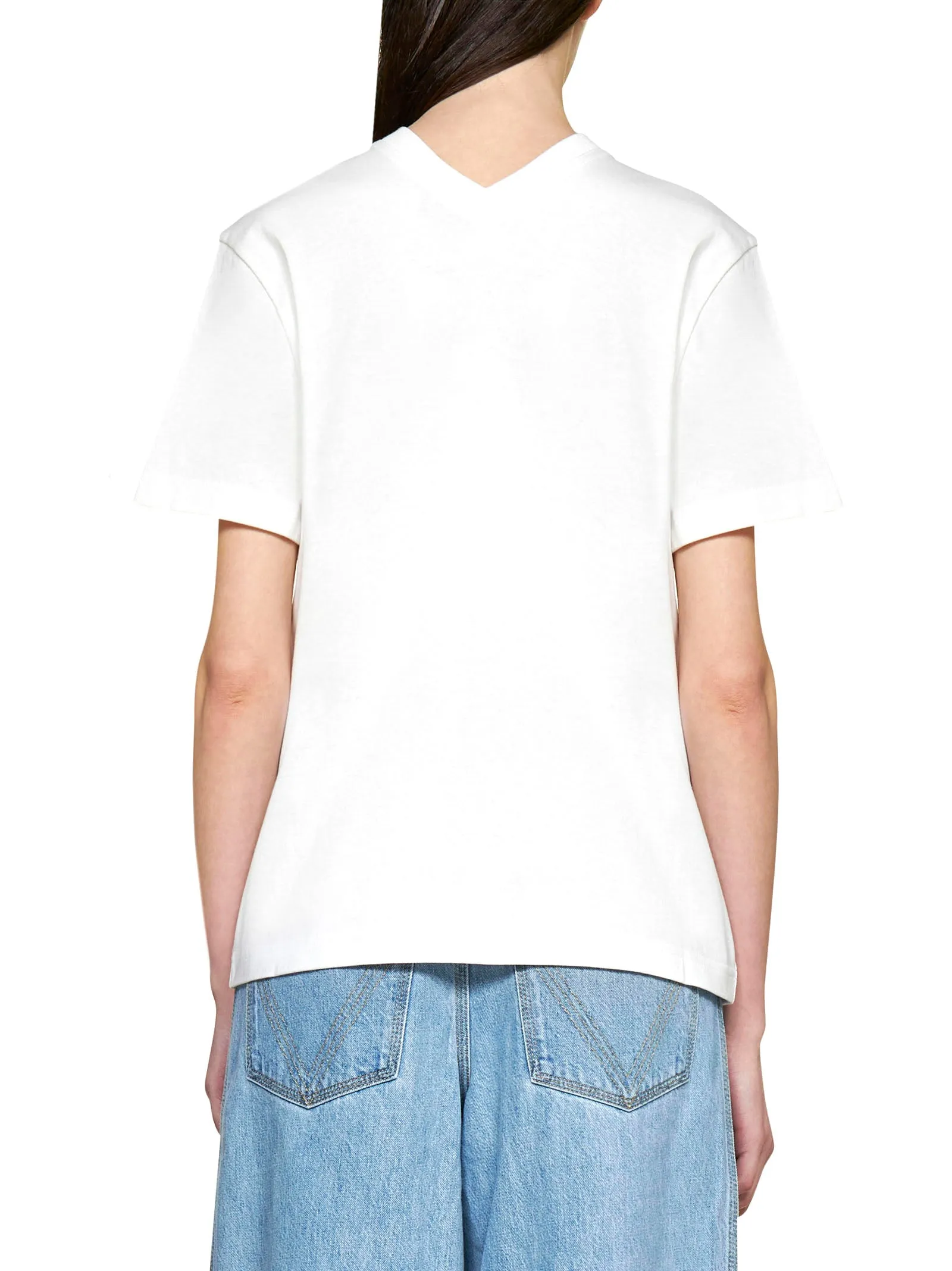 Bottega Veneta Double V-Neck T-Shirt
