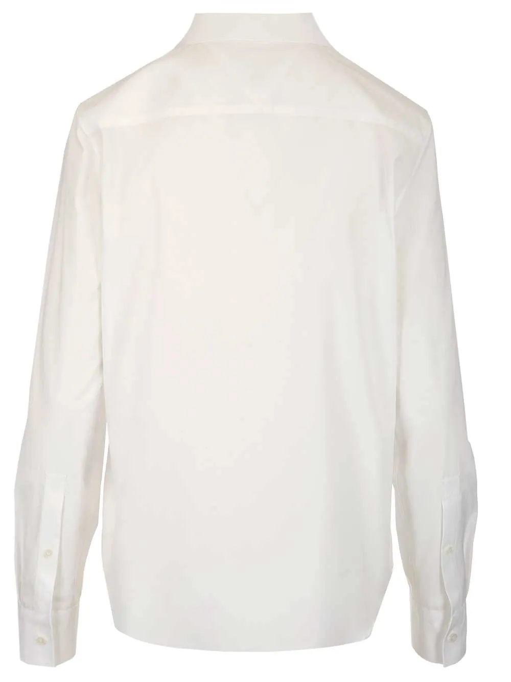 Bottega Veneta Embellished Collar Long-Sleeved Shirt