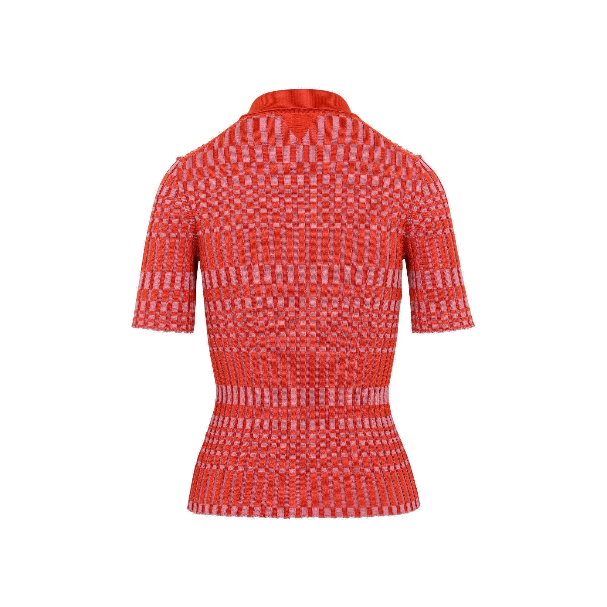 Bottega Veneta Lightweight Ribbed Polo Top