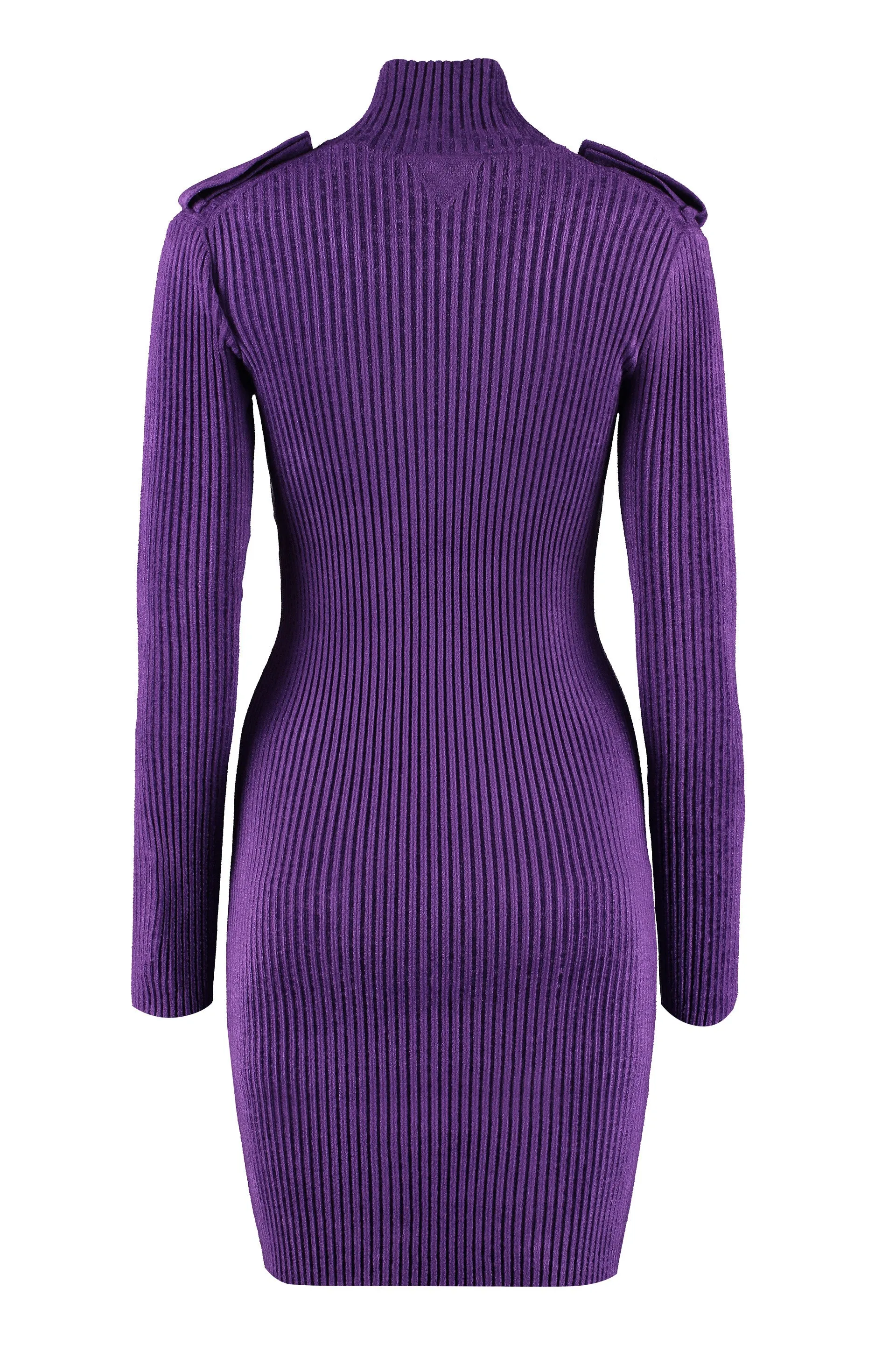 Bottega Veneta Ribbed Knit Mini Dress