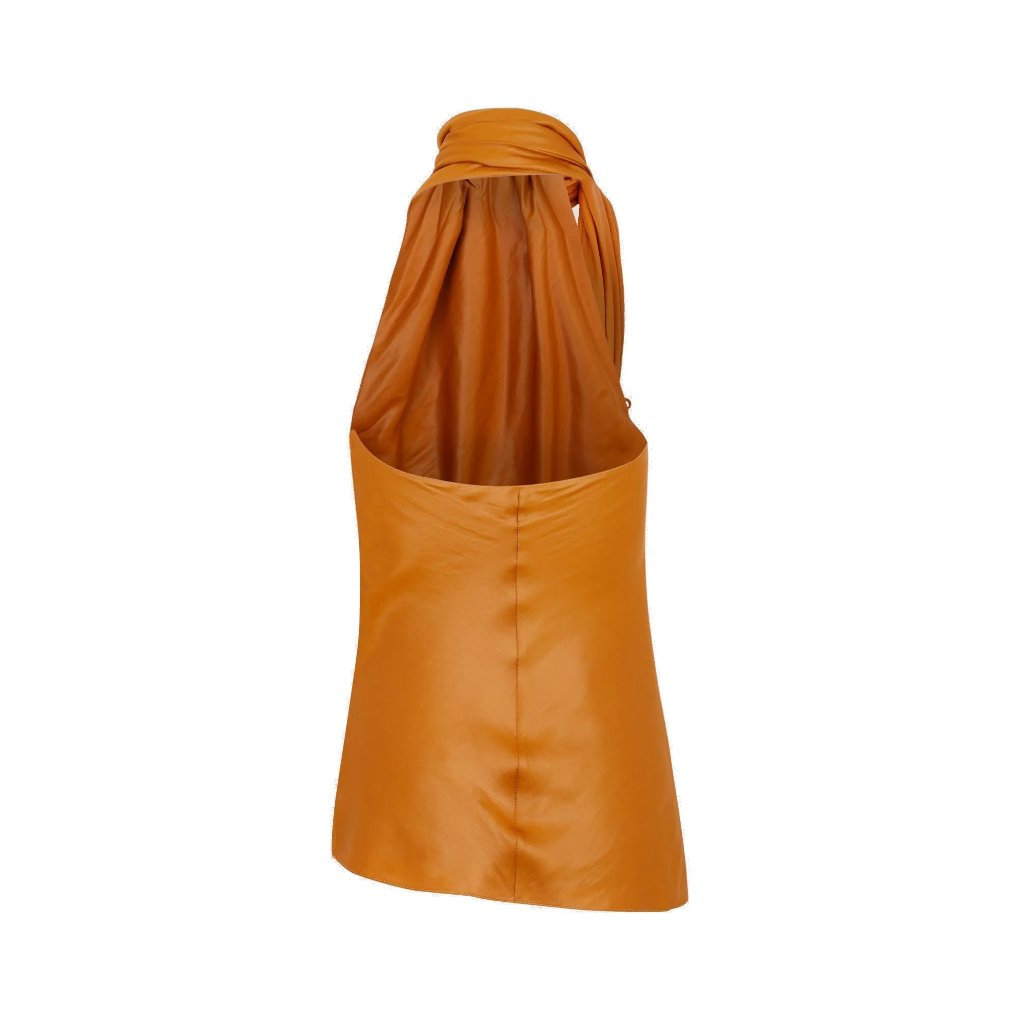 Bottega Veneta Tassel Embellished Wraparound Neck Top