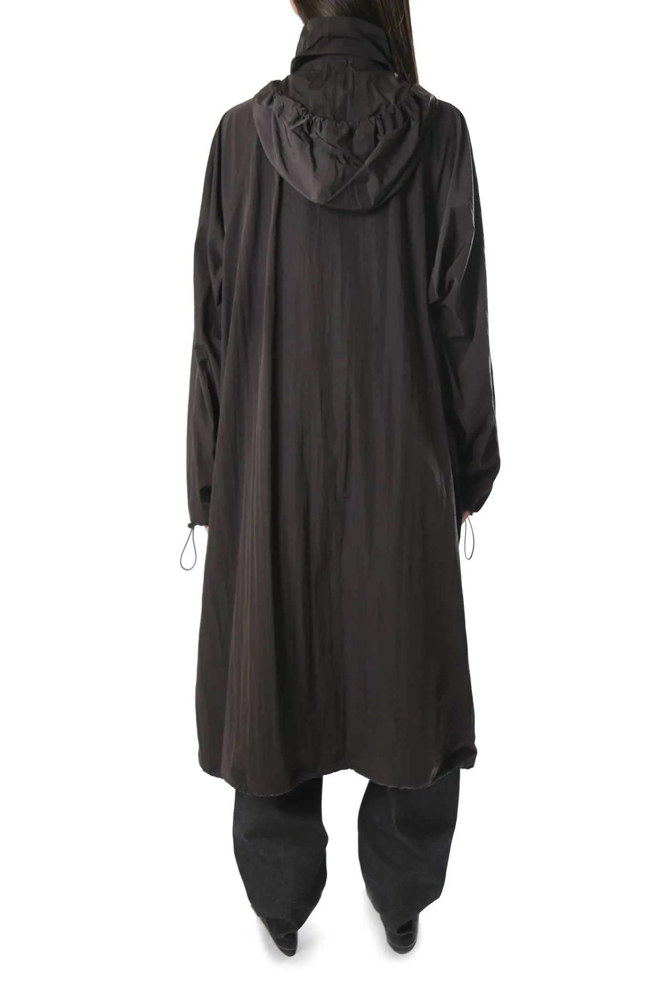 Bottega Veneta Zip-Detailed Longline Coat