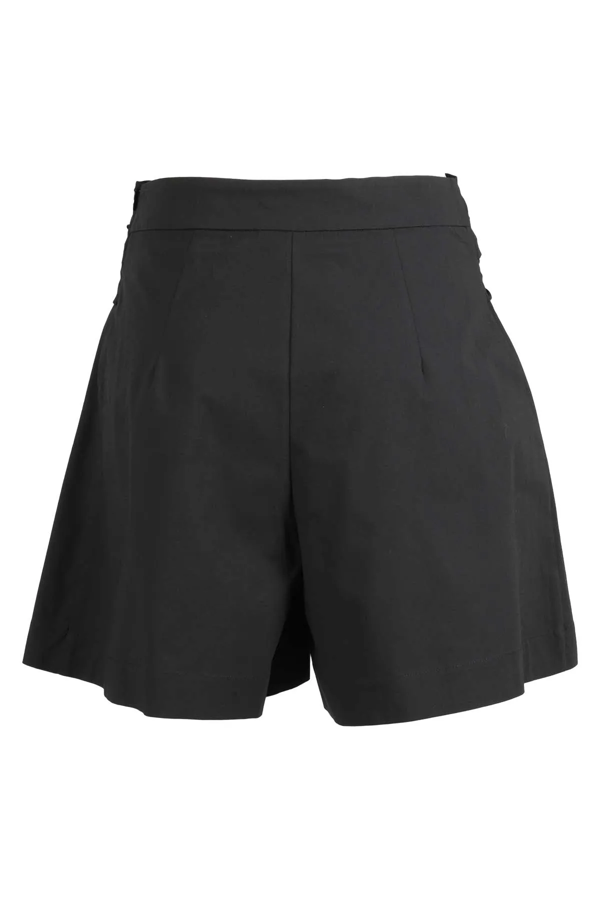 Boutique Moschino Belted High Waist Tailored Shorts