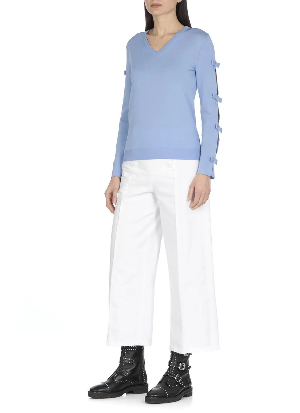 Boutique Moschino Bow Detailed Sweater