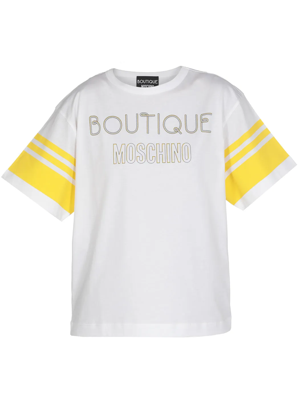 Boutique Moschino Logo Printed Crewneck T-Shirt
