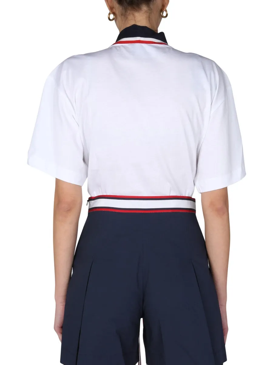 Boutique Moschino Scarf Detailed T-Shirt