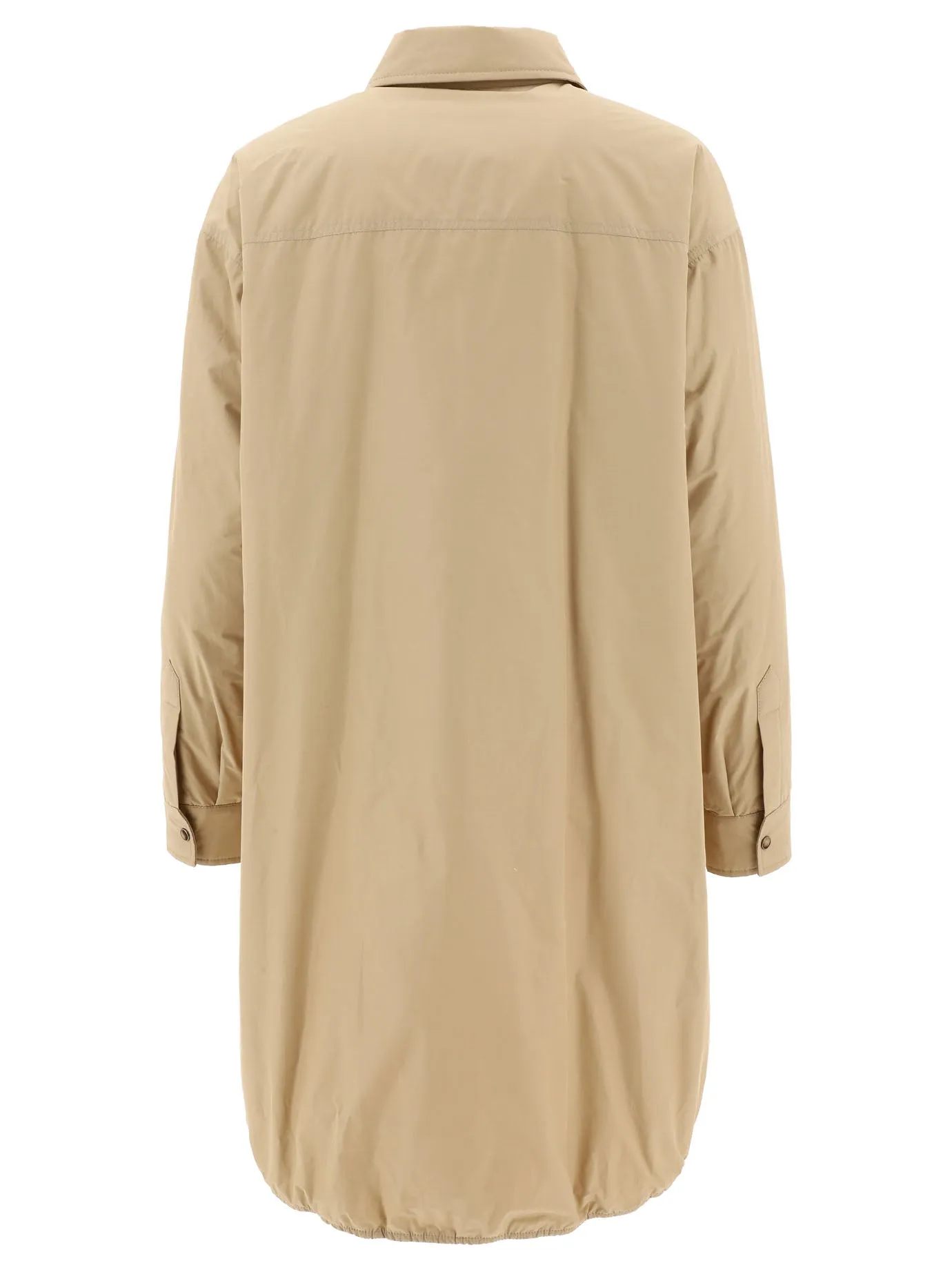 Brunello Cucinelli Curved Hem Water-Resistant Shirt