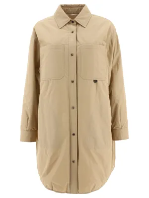 Brunello Cucinelli Curved Hem Water-Resistant Shirt