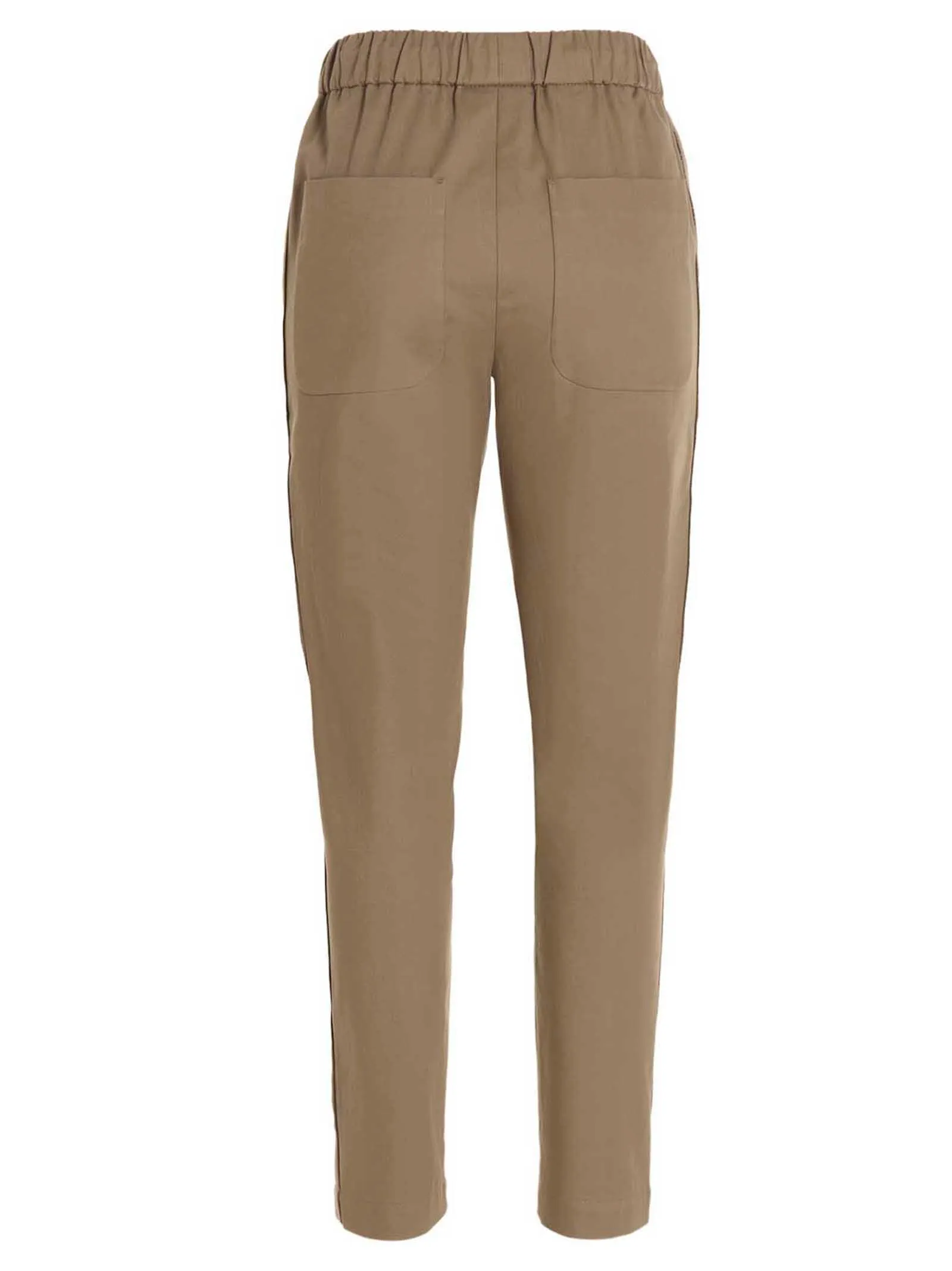 Brunello Cucinelli Drawstring Straight Leg Trousers