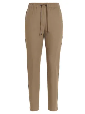Brunello Cucinelli Drawstring Straight Leg Trousers