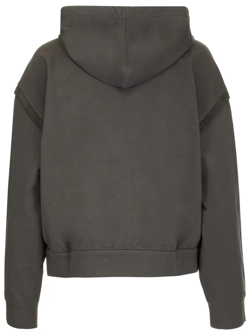Brunello Cucinelli Drawstring Zipped Hoodie