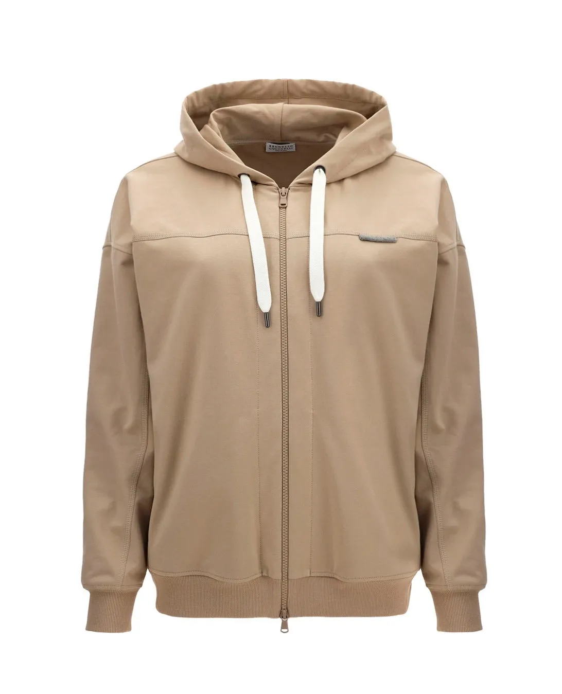 Brunello Cucinelli Drawstring Zipped Hoodie
