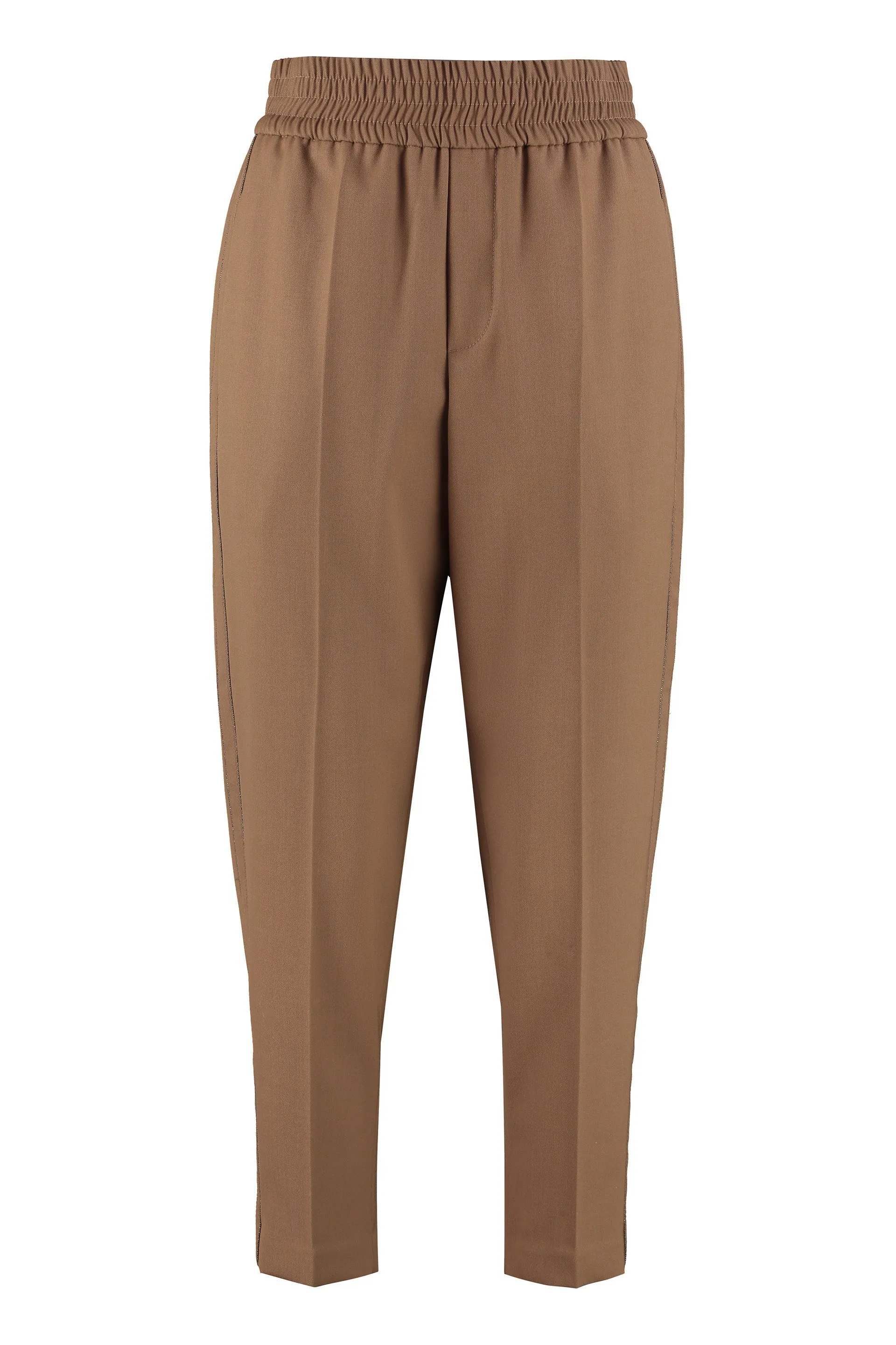 Brunello Cucinelli High-Waisted Tapered Pants