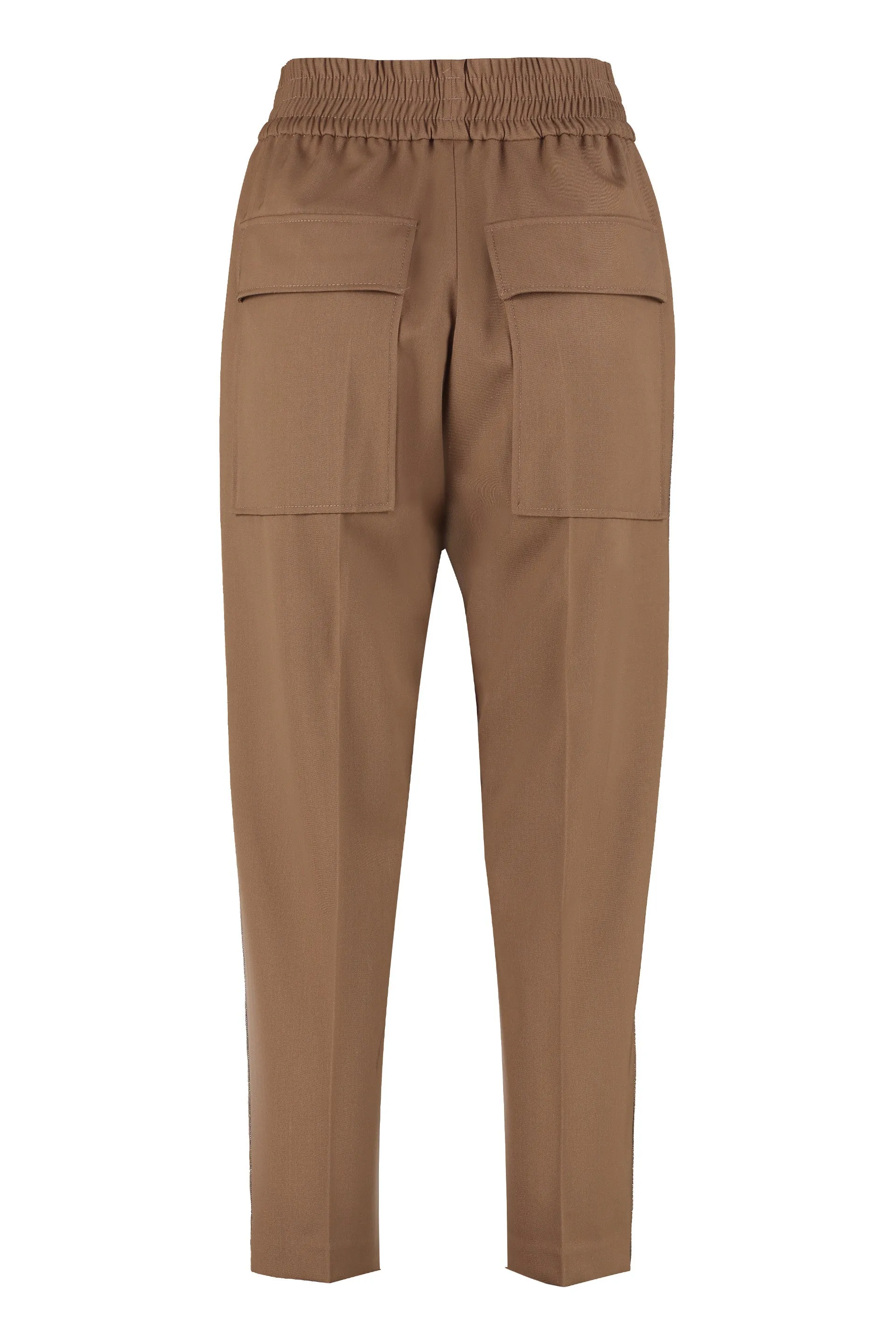 Brunello Cucinelli High-Waisted Tapered Pants