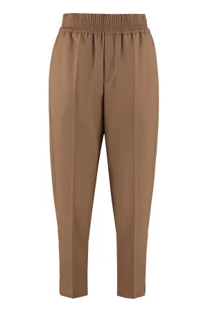 Brunello Cucinelli High-Waisted Tapered Pants