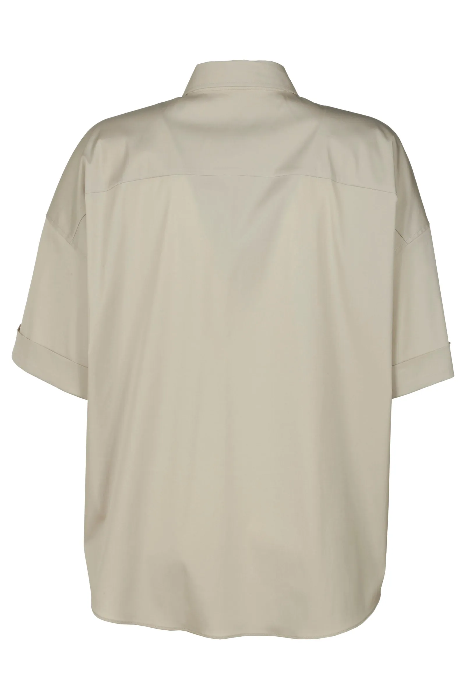 Brunello Cucinelli Logo Detailed Short-Sleeved Shirt