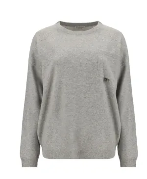 Brunello Cucinelli Round-Neck Long Sleeved Sweater