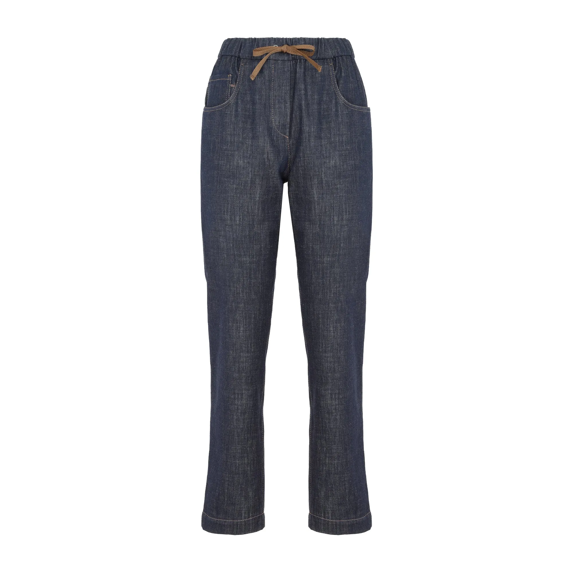 Brunello Cucinelli Straight-Leg Drawstring Pants