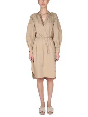 Brunello Cucinelli V-Neck Midi Dress