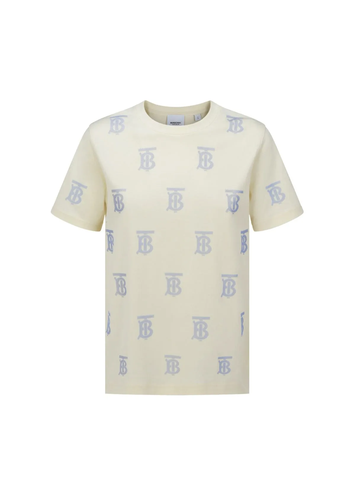 Burberry All Over Logo Crewneck T-Shirt
