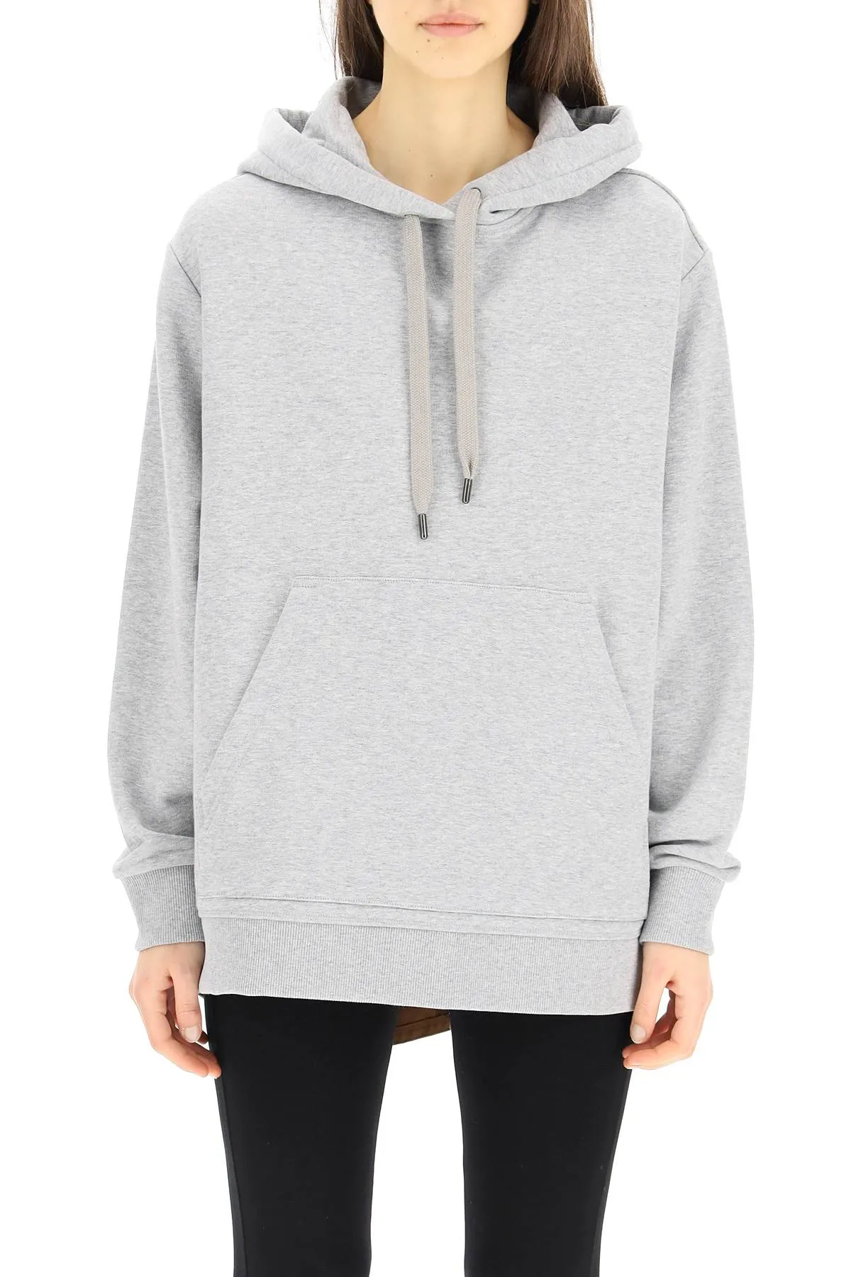 Burberry Check Panel Oversized Hoodie