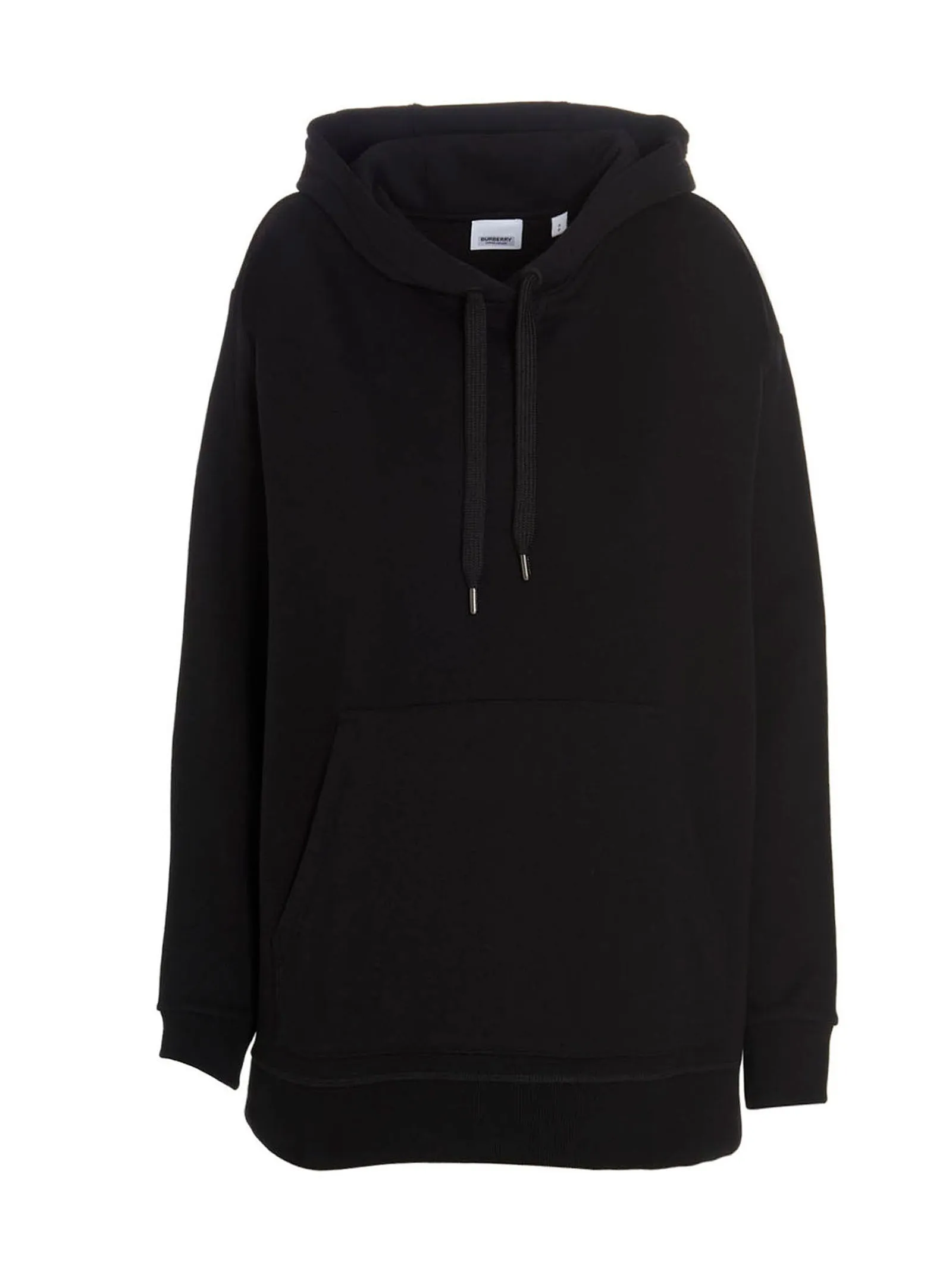 Burberry Check Printed Asymmetric Hoodie
