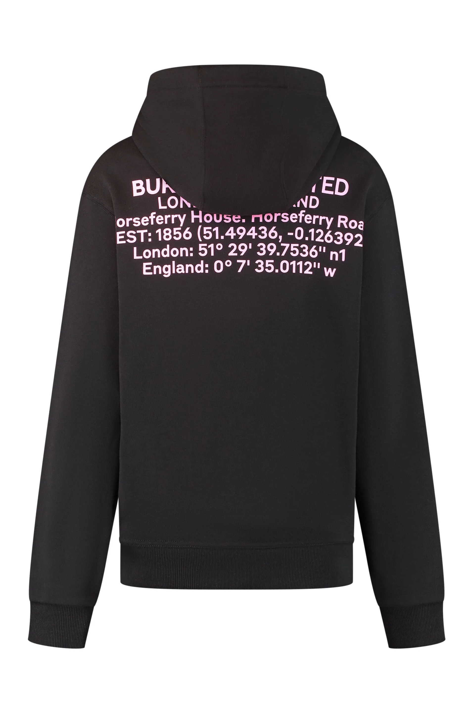 Burberry Logo Printed Drawstring Hoodie