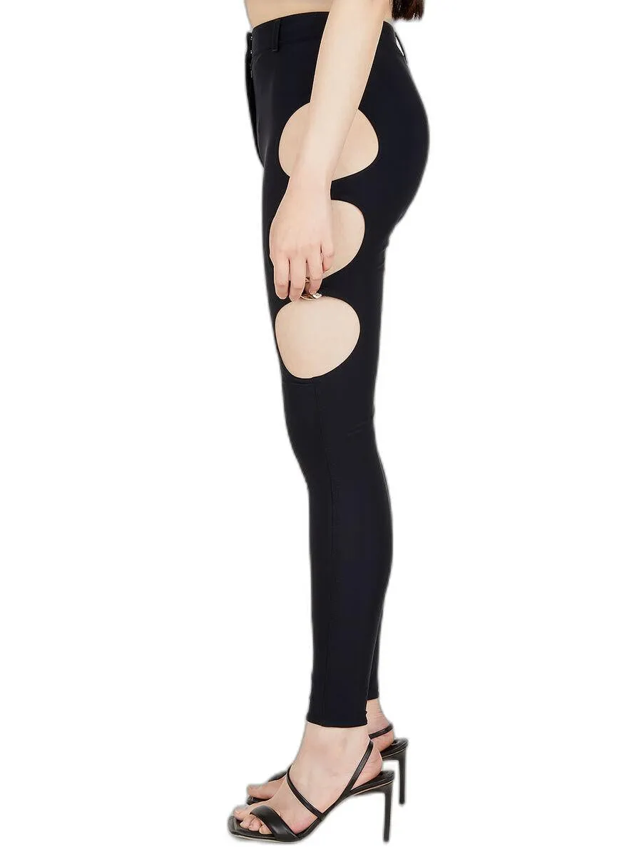 Burberry Ring Cut-Out Strech Pants