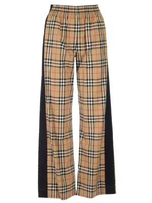 Burberry Vintage Check Straight Leg Trousers
