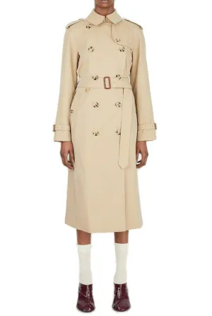 Burberry Waterloo Heritage Belted Waist Long Trench Coat