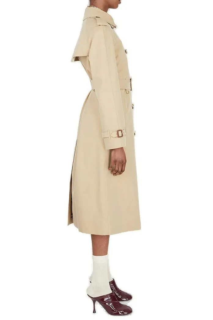 Burberry Waterloo Heritage Belted Waist Long Trench Coat