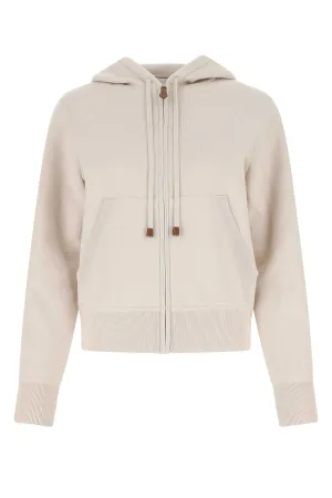 Burberry Zip-Up Drawstring Hoodie