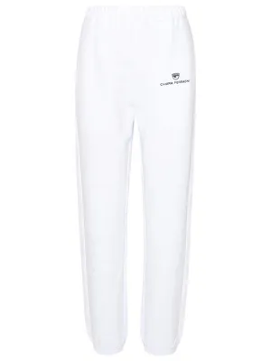 Chiara Ferragni Embroidered Logo Jogger Pants