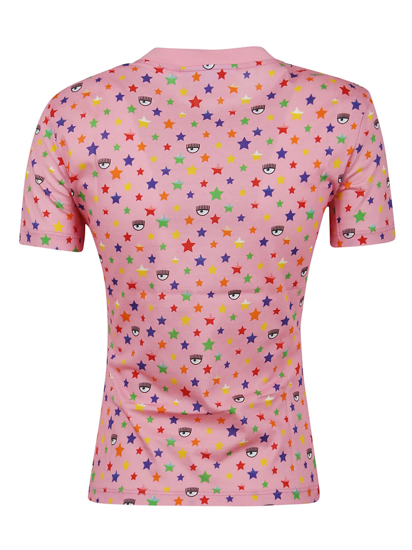 Chiara Ferragni Eye-Star Printed Crewneck T-Shirt