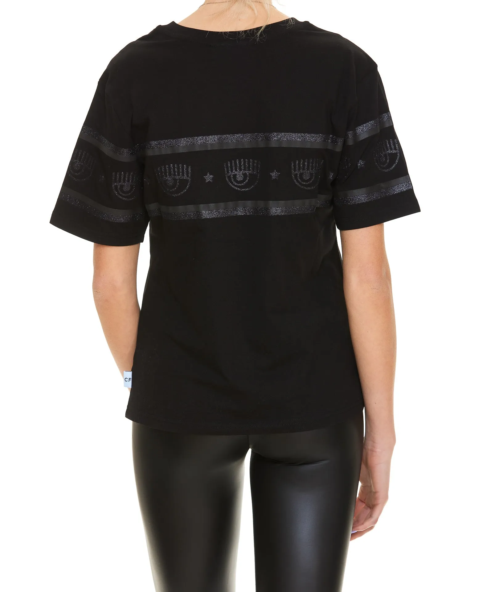 Chiara Ferragni Eyestar Printed Crewneck T-Shirt