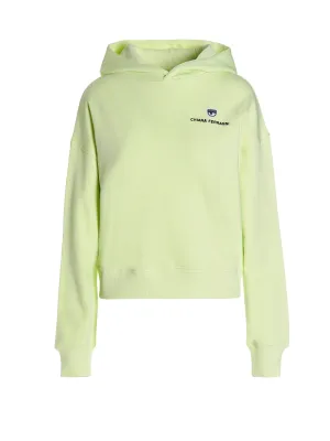 Chiara Ferragni Logo Embroidered Long-Sleeved Hoodie