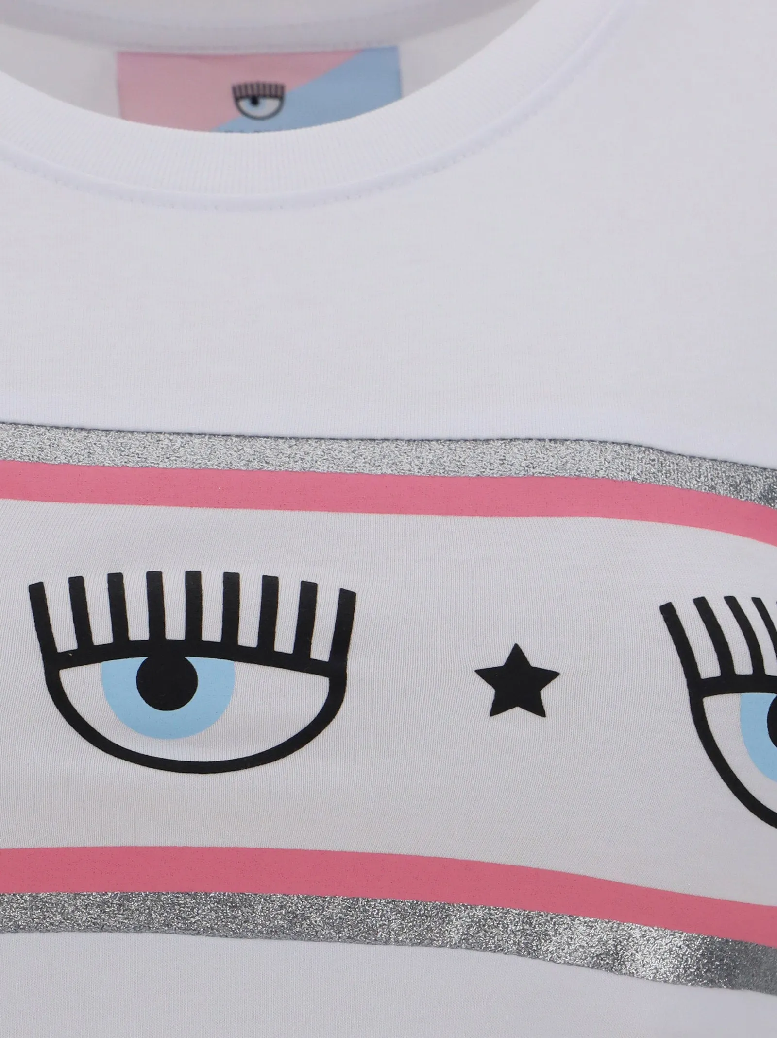 Chiara Ferragni Logo Printed Crewneck T-Shirt